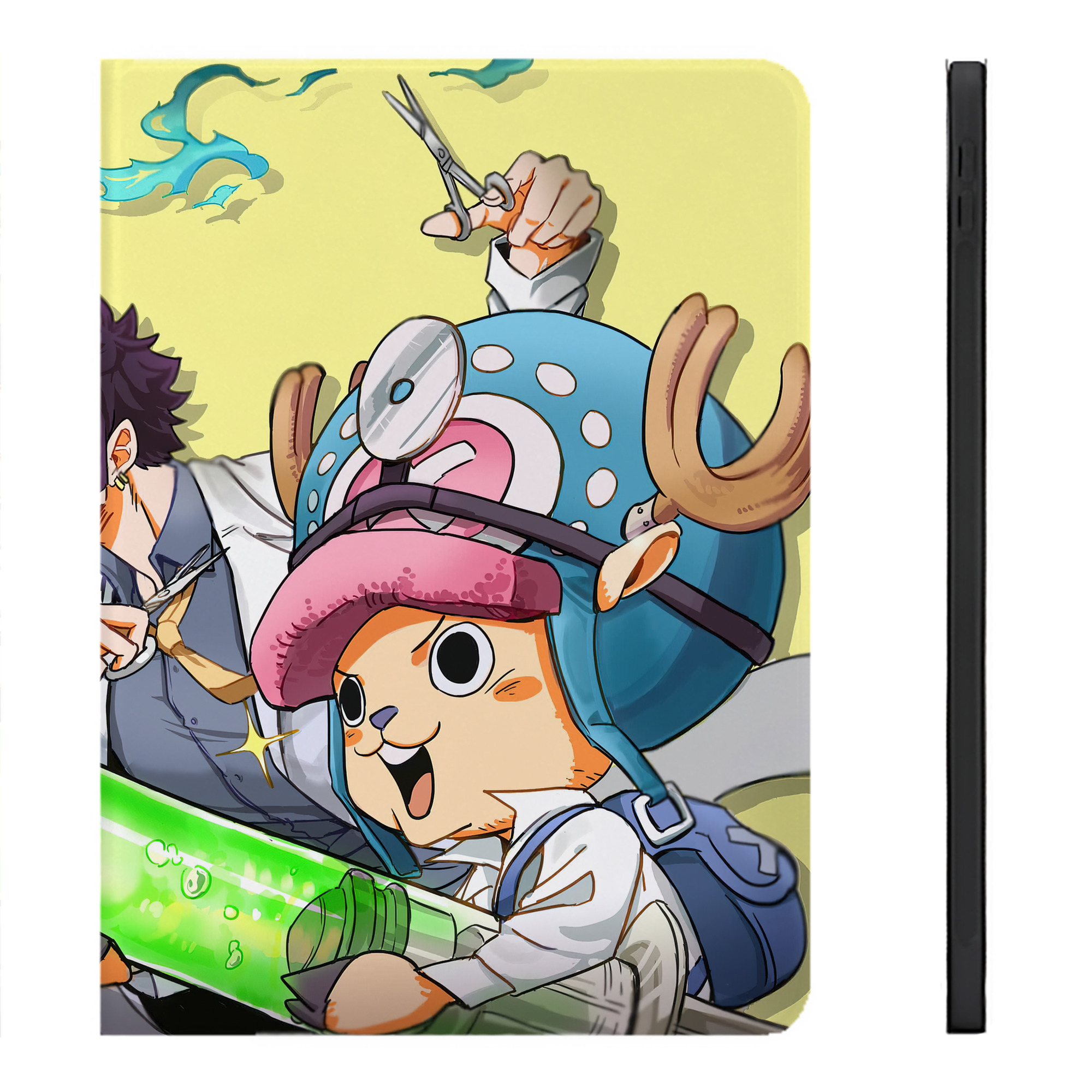 （画像用） ワンピース ONE PIECE IPadケース ペンホルダー付き ブックスタイルデザイン
